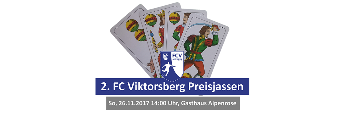 2. FC Viktorsberg Preisjassen am So, 26.11.2017